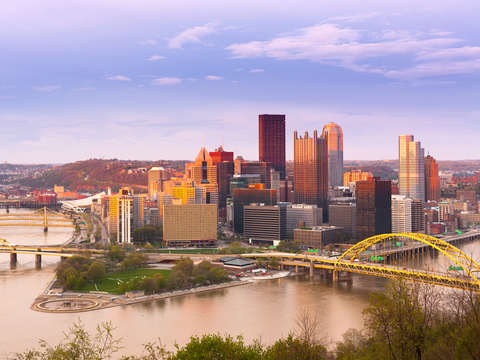Panoramic view of pittsburgh