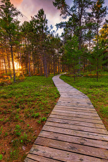 Sunset Meandering