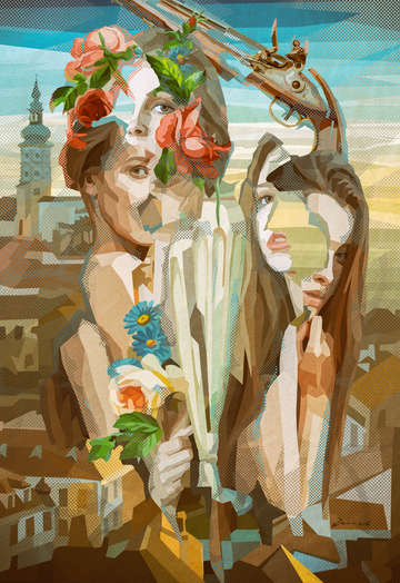 Times of guns and beauty