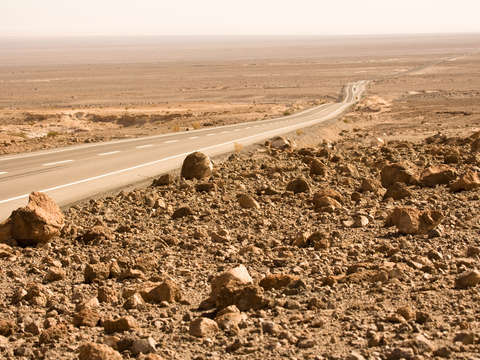 Road in the atacama desert