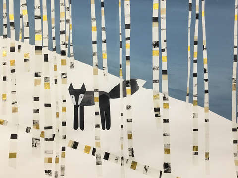 Black fox winter solstice