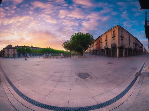 Panoramic sunrise