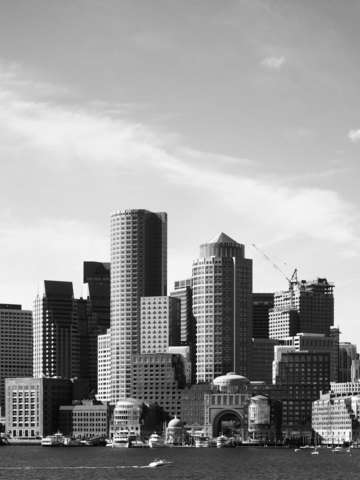 Boston harbor view
