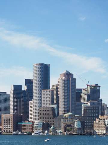 Boston harbor view blues