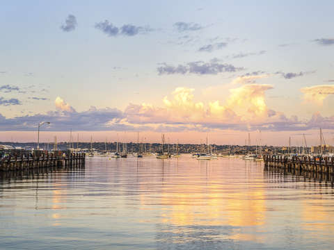 A pastel calm