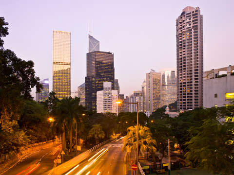 Skyline of Hong Kong
