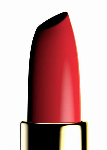 Red lipstick