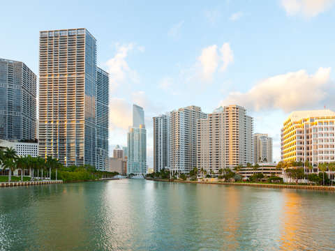 Brickell Key in Miami