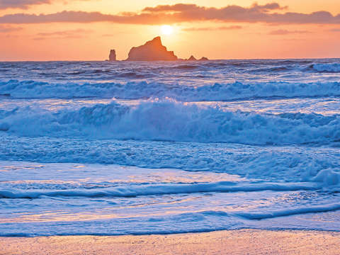 Rialto Beach Sunset