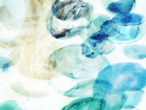 Blue Glass Abstract II