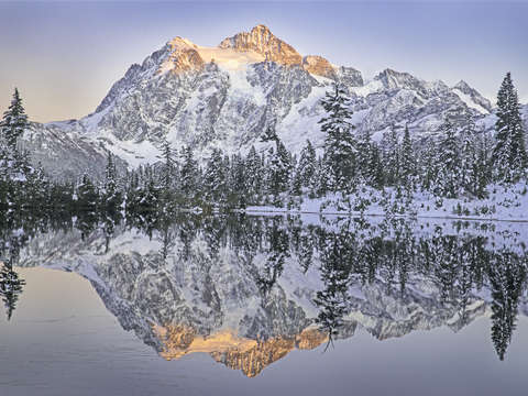 Sunset on Mt. Shuksan#1