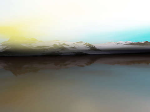 Mountains at dawn