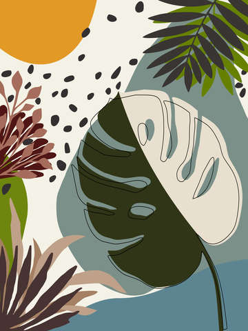 Minimal tropical scenery 2