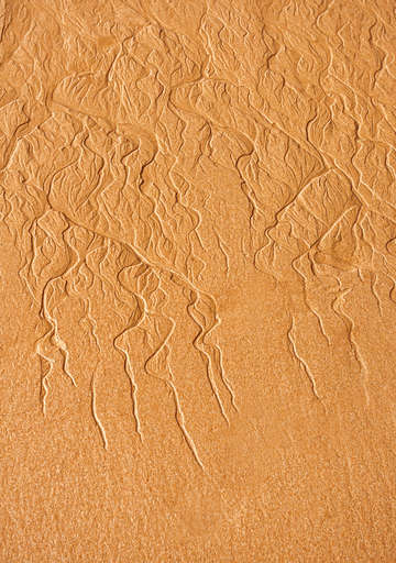 Sand patterns orange