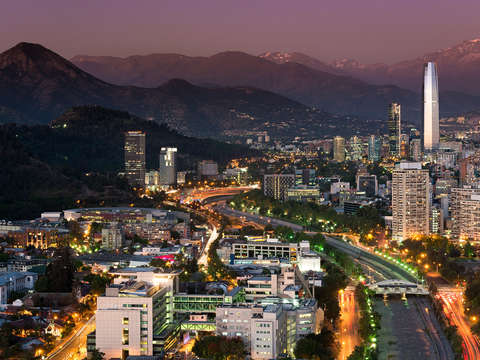 Skyline of santiago de chile 4
