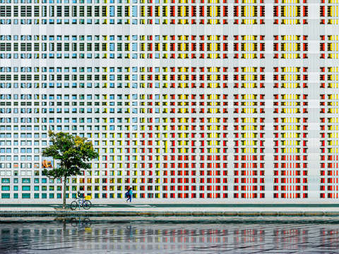 Yellow, Red and Blue