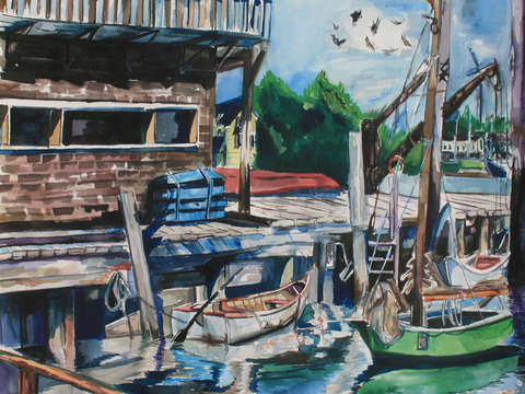 "Rocky Neck Boats, Gloucester"