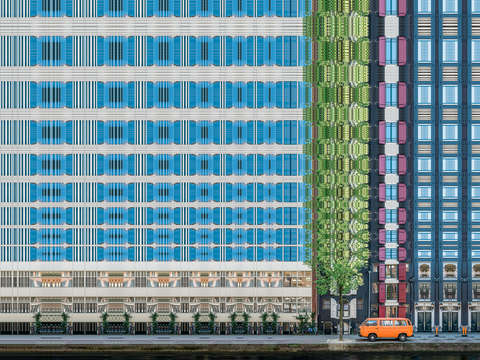 Orange, Green and Blue