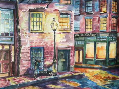 Myrtle street and anderson street beacon hill