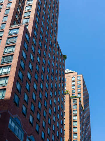Blue sky and Windows - Manhattan, NYC