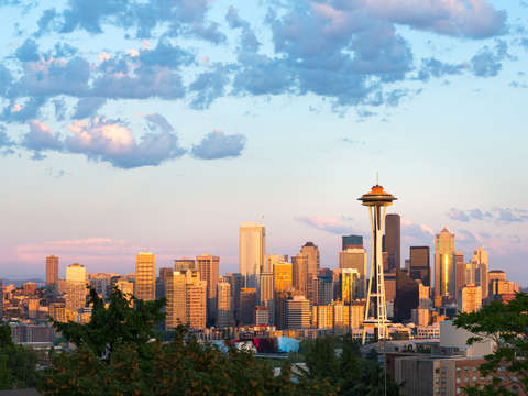 Skyline of seattle 2