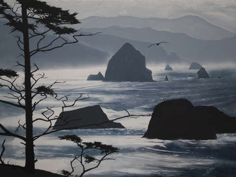 Haystack Rock Storm