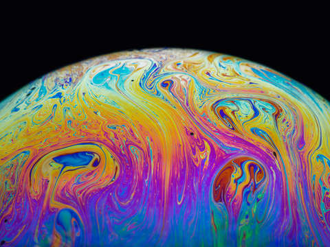 Soap bubble close up 2