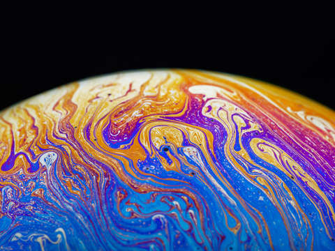 Soap bubble close up 3
