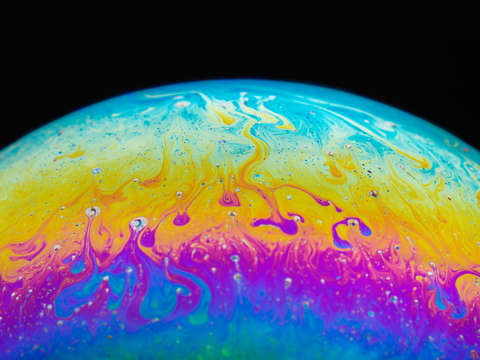Soap bubble close up 5
