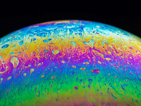 Soap bubble close up 6