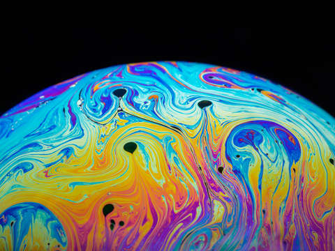 Soap Bubble Close Up