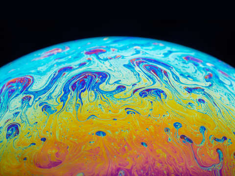 Soap Bubble Close Up