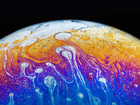 Soap Bubble Close Up