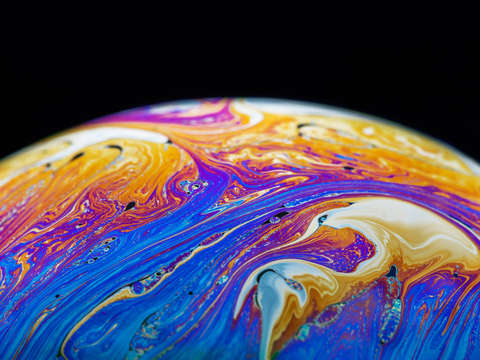Soap bubble close up 11