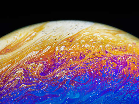 Soap Bubble Close Up