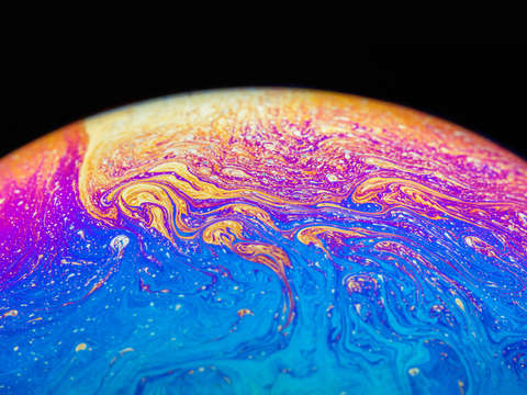 Soap Bubble Close Up