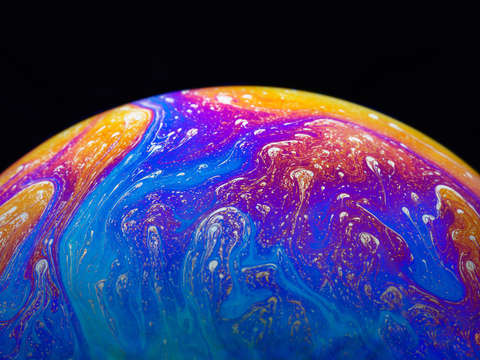 Soap bubble close up 18