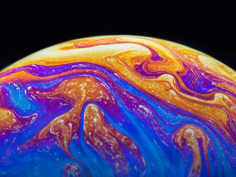 Soap bubble close up 19