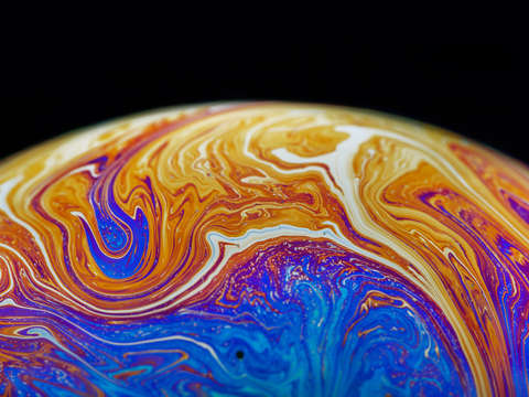 Soap bubble close up 23