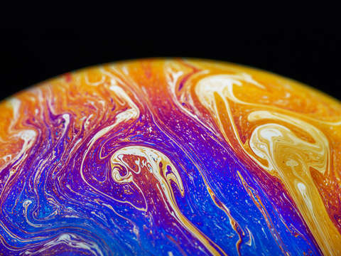 Soap Bubble Close Up