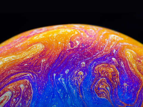 Soap Bubble Close Up