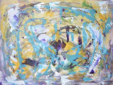 Abstract in Turquoise
