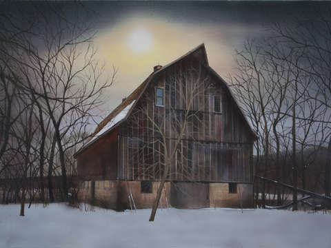 Winter Barn
