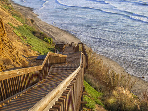 Cardiff Stairs to Beach
