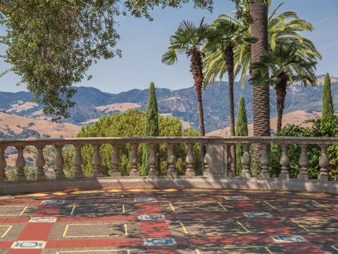 View from hearst castle