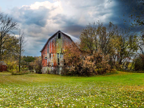 Old barn in metamora dsc 0720