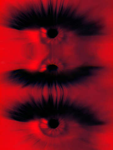 Eye am the color red