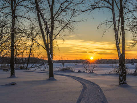 Turn left at the sunset