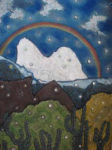 Rainbow in The Winter
