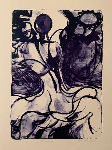 Blue Flamenco Dancer